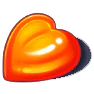 Heart Candy orange