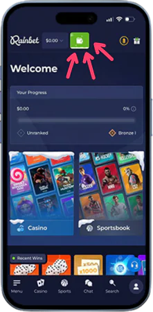 Rainbet casino mobile