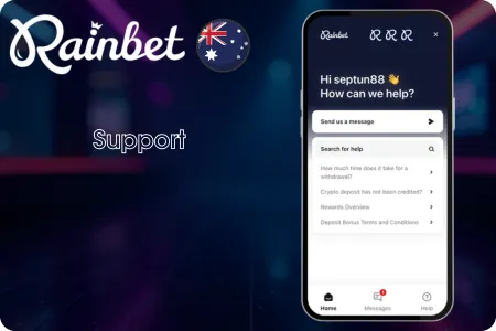 Support in App